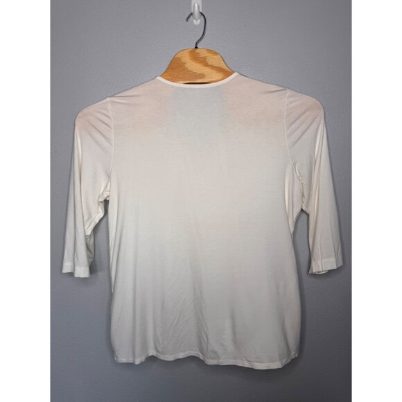 NWOT Chicos Set Pullover Stretchy Top & Cropped Linen Bottom SZ 3P/XL - Picture 4 of 16